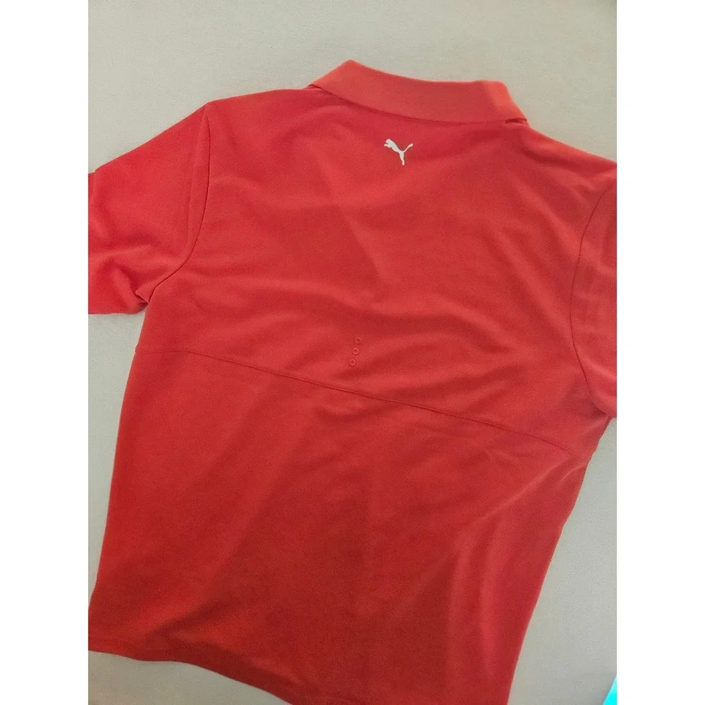 Puma Scuderia Ferrari Corso Pilota Guest Polo Shirt Burnt Red NWT Men's Large